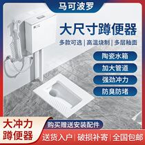 Marco Polo squatting toilet ceramic water tank set squat pit toilet Potty toilet deodorant toilet