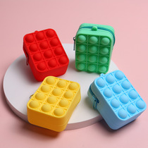 Rat-eliminating Pioneer Silicone Zero Wallet Containing bag Decompression Puzzle Pinching Pinch of mind Chess Bubble-Bubble Toy