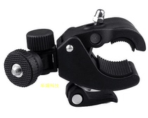Single Anti-digital camera DV bracket Pliers Type Bracket Crab Pincer Clamp Aggressive Clip Bike Holder 180-degree adjustable
