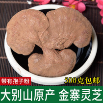 Anhui Dabie Mountain Jinzhai Ganoderma lucidum surface with Ganoderma lucidum spore powder with pink purple Ganoderma lucidum purple 500g