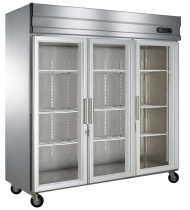 Gold rhombus Q1 6L3S steel glass door concealed copper pipe freezer commercial single machine refreshing refrigerated cabinet freezer freezer