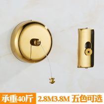 Hotel Invisible Golden Flex Clothesline Indoor Free Clotting Style Clothesline Clothesline Clothesline Clotheshorse