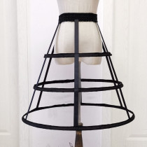 Lolita Lolita Hollow Hollow Fish Bone Liner cosplay Carmen Violence Daily A- shaped Bird Cage Skirt Adjustable