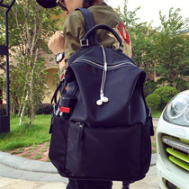 Double shoulder bag women 2022 new Korean version Leisure 100 lap waterproof oxford cloth large capacity travel backpack student bag