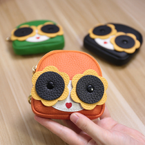 2021 New cute coin wallet leather small simple lipstick air cushion small bag womens hand card coin bag