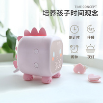 Childrens small alarm clock students use electronic clock clock desktop smart alarm clock high volume Net red alarm clock wake up artifact
