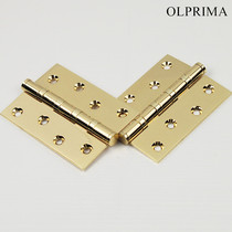 In pure copper 4 inch silent hinge solid wood door bearing thickened hinge hinge swing door hinge single piece sale