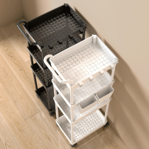 Toilet rack Toilet bathroom bathroom toilet multi-layer plastic ground type waterproof floor storage storage rack