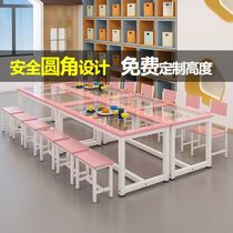 Manual Classroom Training Drawing Room Table Tempered Glass Remedial Class Desk Fine Art Table Glass Painting Table Calligraphy