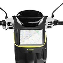 Electric motorcycle front hanging bag portable multifunctional running bag scooter bicycle handbag waterproof navigation front bag