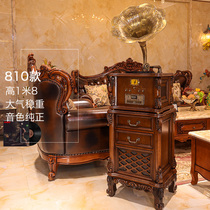 Todays ink phonograph living room American vinyl record player old antique stream sound machine phonograph speaker 810