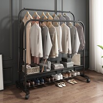 Simple clothes hanger floor bedroom hanging clothes hanger rack bipole style clothes hanger clothes rack floor clotheshorse cap holder