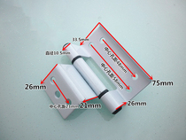 Plastic steel doors and windows iron hinge plastic steel flat door hinge plastic steel door window door with hinge grinding twist