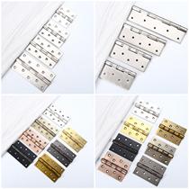 Flat door connection half buckle 304 stainless steel buckle old hinge synthetic leaf cloister closet double door open weight right angle 