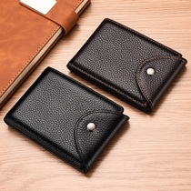 Real leather card bag mens driving license leather sleeve Multi-functional Driving License Sleeve Large Capacity Documents Bag Drivers License Protective Sleeve