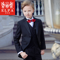 ELPA childrens dress Boy tuxedo dress Flower girl suit suit Piano performance suit Performance host suit