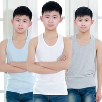 Child boy vest teen inside wearing full cotton summer bookcase CUHK Boy-boy pure cotton kid hit bottom student