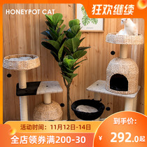 House cat sauce honey pot cat cat climbing frame pet cat cat cat cat cat tree cat cat platform toy