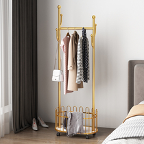 Light Extravagant Home Bedroom Clothing Hat Rack Modern Brief Clothes Hanger Sub Floor Hanging Hanger Nordic Art Hanging Clothes Shelf