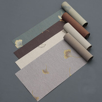 Kaka dragon waterproof paper tea table table flag tea table mat bamboo mat Taiwan new Chinese tea set tea ceremony accessories dry bubble table