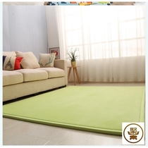 Winter mats baby fleece lining winter mats plus velvet crawling mat foldable trumpet 1 2 M bay window carpet