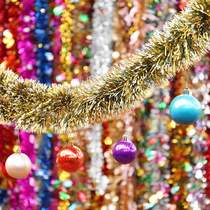 New Years Day party decoration decoration wall hanging wool strip window ribbon Christmas party class layout classroom