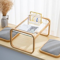 Kang table rural household meals on the small table on the floating window light luxury tatami short feet bedroom sitting on the ground