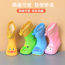 Kindergarten baby rain shoes 1-2-3 years old children non-slip Girls cute water shoes waterproof boys light rain boots