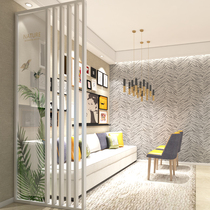 Nordic modern living room into the house screen partition porch decoration bedroom to block the home Solid Wood Hollow light luxury seat screen