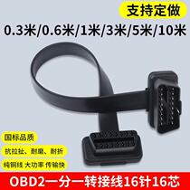 obd2 one-to-one adapter cable Extension cable Automotive computer detection obd extension cable 16-pin core connection port switch