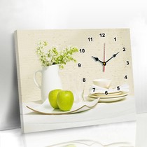 Net red world map clock wall clock living room home fashion wall hanging clock lamp personality creative background wall hanging