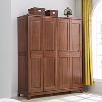 Bright Furniture Modern New Chinese Solid Wood Furniture Bedroom Large Wardrobe Four Door Wardrobe 858-2101a-183