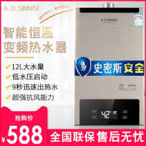 Original gas water heater natural gas 12L constant temperature strong-discharge balanced 16-liter household liquefied gas