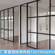 Wuhan office glass partition wall Partition Tempered glass with louver aluminum alloy partition wall screen soundproof wall