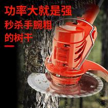Electric lawn mower multi-function reclamation garden high power lithium battery lawn mower home orchard agriculture automatic weeding