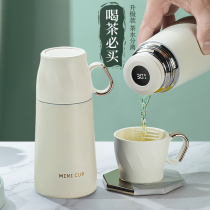 Portable heat preservation Cup personal teacup tea 304 stainless steel with lid handle hipster inner lid water Cup