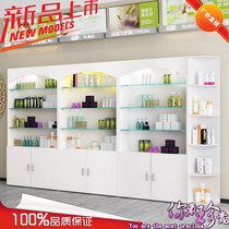 European cosmetics display cabinet Beauty nail shop display cabinet Glass partition shelf Free combination custom cabinet