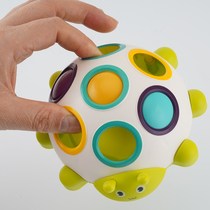 Childrens Puzzle Baby Toy Hand Fine Action Baby Ball Early Teach the Hole Ball finger 0-1 years 6 months