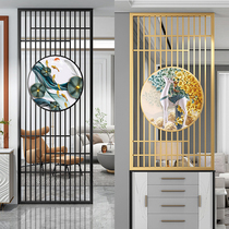 Nordic home art design with painted screen living room entrance simple modern glass partition decoration porch
