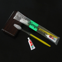 Hotel and hotel supplies disposable toiletries toothbrush toothpaste set can be customized