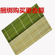 Green Leather Sushi Curtains Sushi Sushi Dining Mat Purple Vegetable Buns Rice Bamboo Curtain Sushi Roller Shutters For Sushi Tools Bamboo Blinds