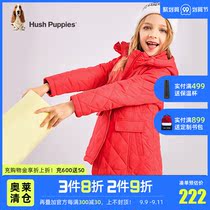 Childrens clothing girls cotton clothes winter clothes new childrens long-term middle-aged childrens baby foreign-style tide coat