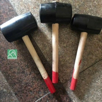 Large rubber hammer rubber hammer rubber hammer tile soft glue beating multifunctional decoration rubber hammer leather hammer beef tendon hammer brick