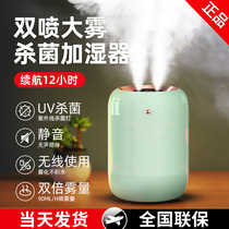 2021 New Humidifiers Small Home Silent Bedrooms Large Mist office Desktop Air Girls Seven New Year gifts Baby Net Red capacity Dormitory On-board Wireless Spray Rooms Moisturizing Screenings
