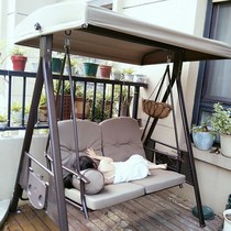 Wrought hammock hanging outdoor swing chair seat ins Wind outdoor balcony light luxury small apartment household hanging