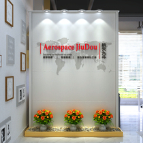 Customized office Mugalle Simple Modern Simple Company Logo Background Wall Office Separation Front-Stand Screen