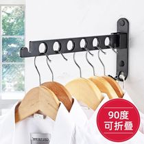 Wardrobe clothes hook wall hanging creative hanger hook wall-type dormitory wall punch-free bedroom hanging clothes artifact