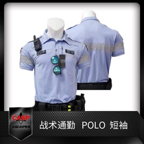 Casp Tactical Commuter Polo Short Sky Blue Shirt Summer Commuter Clothes Hidden Blue Trouser Suite