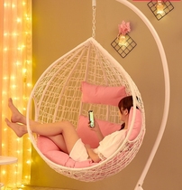 Rocking chair Basket Seat Room Girl Yard Swing balcony Balcony Cushion Dorm room Rotating New Living Room Small Light Leisure