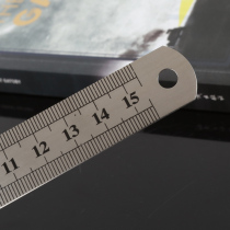 Stainless steel ruler 30cm ruler steel ruler 1 meter 15 20 30 50cm ruler thickened steel ruler scale